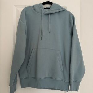 Zara men’s blue hoodie hooded sweater size large